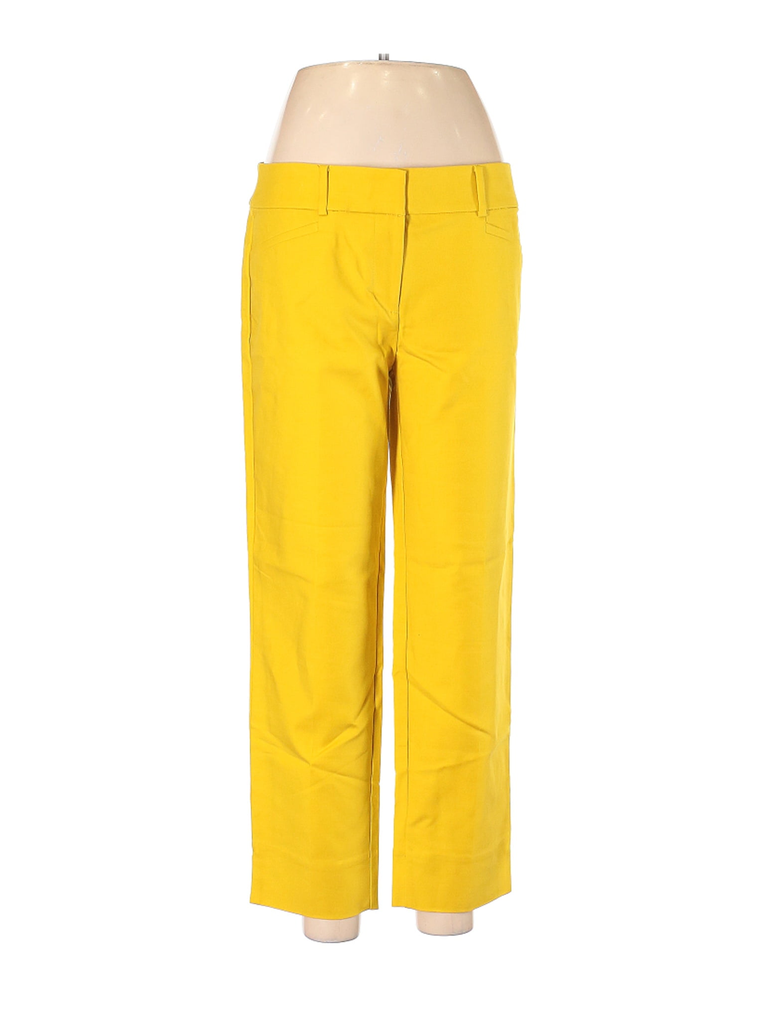 yellow dress pants womens