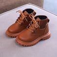 thumbnail image 5 of Boys Girls Waterproof Outdoor Ankle Boots Lace-Up Combat Boots for Kids (Toddler/Little Kid/Big Kid), 5 of 7