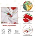 thumbnail image 3 of Merry Christmas Tablecloth, 60 x 84 Inch Fabric Christmas Tree Balls Table Cover Rectangle Xmas Bells Table Cloth for Merry Christmas Holiday Party Decorations Supplies, 3 of 6