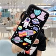 thumbnail image 3 of OPPO A17 A77 A57 A16 A54 A93 A53 A72 A15 A31 A5 A9 2020 A12 Reno 5 6 Lite 7 5G Realme GT C35 8i 7 8 Pro C21Y C21 C15 C11 Realme Narzo 50 Astronauta Basado En El Espacio Anti-Caída Caso Del Teléfono, 3 of 4