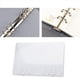 thumbnail image 2 of 3X Carpeta de Archivos Plástica de la Carpeta de 6 Anillas, Conveniente para los Materiales de Oficina A5 de Tamaño Carta, 2 of 5