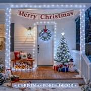 JMEXSUSS 2 Pack Solar String Lights Outdoor Waterproof, Each 33FT 100 LED Solar Christmas Lights Outdoor, 8 Modes Solar Fairy Light for Outside Yard Tree Patio Garden Wedding Christmas Decorations