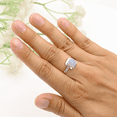 thumbnail image 2 of Earth Gems Jewelry Rainbow Moonstone Ring |925 Sterling Silver Gemstone Ring for women, 2 of 6