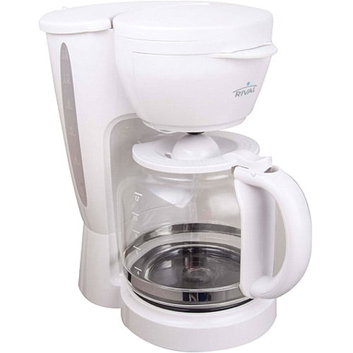 Rival 12 Cup White Coffee Maker