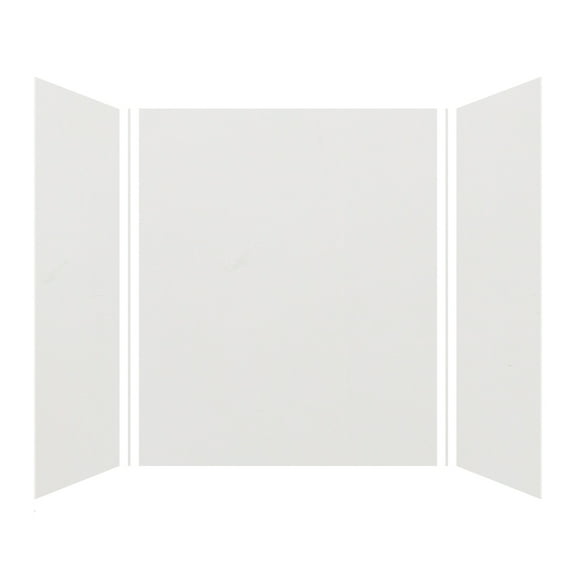 Transolid Ewk604872 Expressions 60" W X 48" D X 72" H Three Panel Shower Wall Kit - Grey
