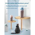 thumbnail image 3 of 1pc Pink-Orange Pet Food Storage Container, Moisture-Proof With Sealed Lid For Cat Or Dog Food, Pp Material, 3 of 5