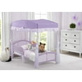 thumbnail image 2 of Delta Children Baldaquin pour Lit de Tout-Petit Fille, Violet, 2 of 5