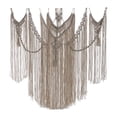 thumbnail image 1 of Tapiz tejido de macramé para colgar en la pared, fondo bohemio, arte de pared, decoración elegante para la pared Ancho 100 cm, 1 of 9