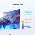 thumbnail image 4 of Byone 24 in Gaming Curved Monitors 1920x1080P HDMI VGA 75Hz 5ms FHD LED Monitors-White, 4 of 10