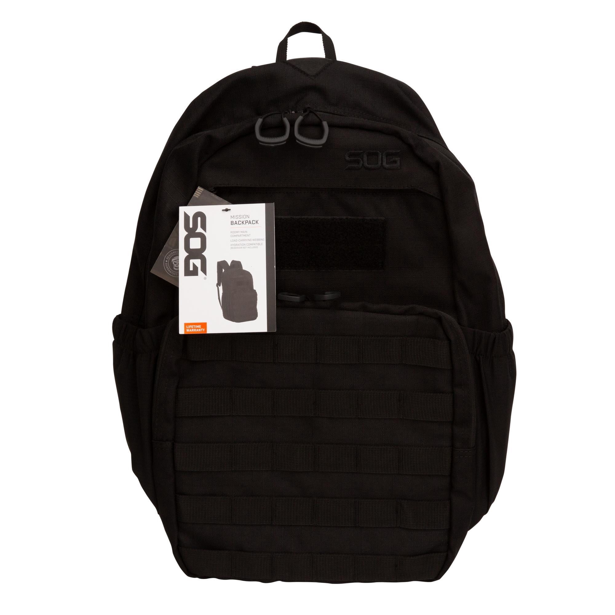 SOG Mission 26 L Backpack, Black, Adult, Teen, Backpacking