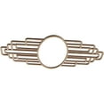 thumbnail image 2 of 22"W x 11"H x 6"IW x 10 3/8"IH x 3/8"T Elizabeth Wood Fretwork Pierced Ceiling Medallion, Red Oak, 2 of 3