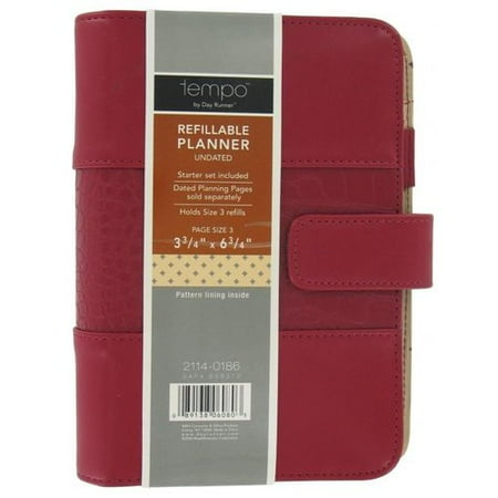 Mead Products 2114 3-3/4 inch X 6-3/4 inch Assorted Colors Rapture Express Day Planner