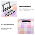 thumbnail image 5 of Xecao Heart Buffalo Plaid print Elastic Luggage Cover, with double-sided print , is perfect for travel, business, and daily use, 5 of 9