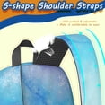 thumbnail image 5 of 17 Inch Lightweight Backpack,PVC Waterproof Oxford Fabric, Ergonomically Designed, with Large Capacity, Frozen Aesthetic Pattern, 5 of 5