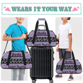 thumbnail image 6 of Qzaxky Personalized Cheer Bag Gym Bag Custom Duffle Bag Cheerleading Bag with Name Overnight Bag Large Cheerleader Bag Glitter Purple, 6 of 7