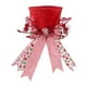 thumbnail image 4 of Sombrero de copa con lazo para la parte superior del árbol de Navidad, ideal para decorar la escena, como recuerdo de fiesta. Estilo A, 4 of 9
