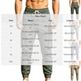 thumbnail image 3 of Hurxie Mens Casual Cargo Joggers Pants Elastic Waist Drawstring Stretch Work Pants Tapered Sweatpants Khaki,XS, 3 of 7