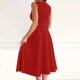 thumbnail image 5 of Sexy Vestido de Noche sin Mangas V-Cuello Moda Vestido Casual, Poliéster Ligero Verano Primavera Desgaste, Lavado de Manos Mujeres, 5 of 8