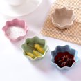 thumbnail image 7 of Queroig 10Pcs Dipping Dish Smooth Surface Food Grade Reusable Round/Flower Shape Kitchen Dipping Sauce Bowl Household Supplies, 7 of 7