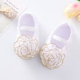 thumbnail image 2 of Uuszgmr Shoes For Infant Girls Shoes Little Child Sole Princess Toddler Flowers Shoes Soft Cute Baby Shoes White.Size:0-3 Months, 2 of 5