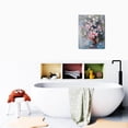 thumbnail image 6 of Exquisite Pink Flower Canvas Wall Art 12X16inch Framed Abstract Floral Watercolor Painting, Artwork Perfect for Bathroom, Nursery, Living Room, Bedroom, Kitchen, Office Décor – Enhance Your Space, 6 of 7