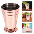 thumbnail image 2 of OFFIGAM Stainless Steel Anti-Leakage Crimping Wine Cup Rose Gold 1Pack 4.7x3.2x3.2in, 2 of 7