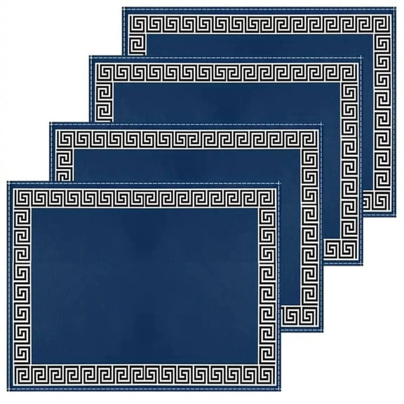 4pcs Place Mats for Dining Room Dinner Table Washable Table Mats Kitchen Decorations
