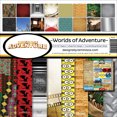 thumbnail image 1 of Reminisce Kit de Collection 12"X12 Pouces-Worlds Of Adventure WOA200, 1 of 2