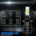 thumbnail image 2 of 4x 9012 H3 LED Headlight Bulbs High Low Beam + Fog Light For Nissan Maxima 2004 2005 2006, 2 of 15