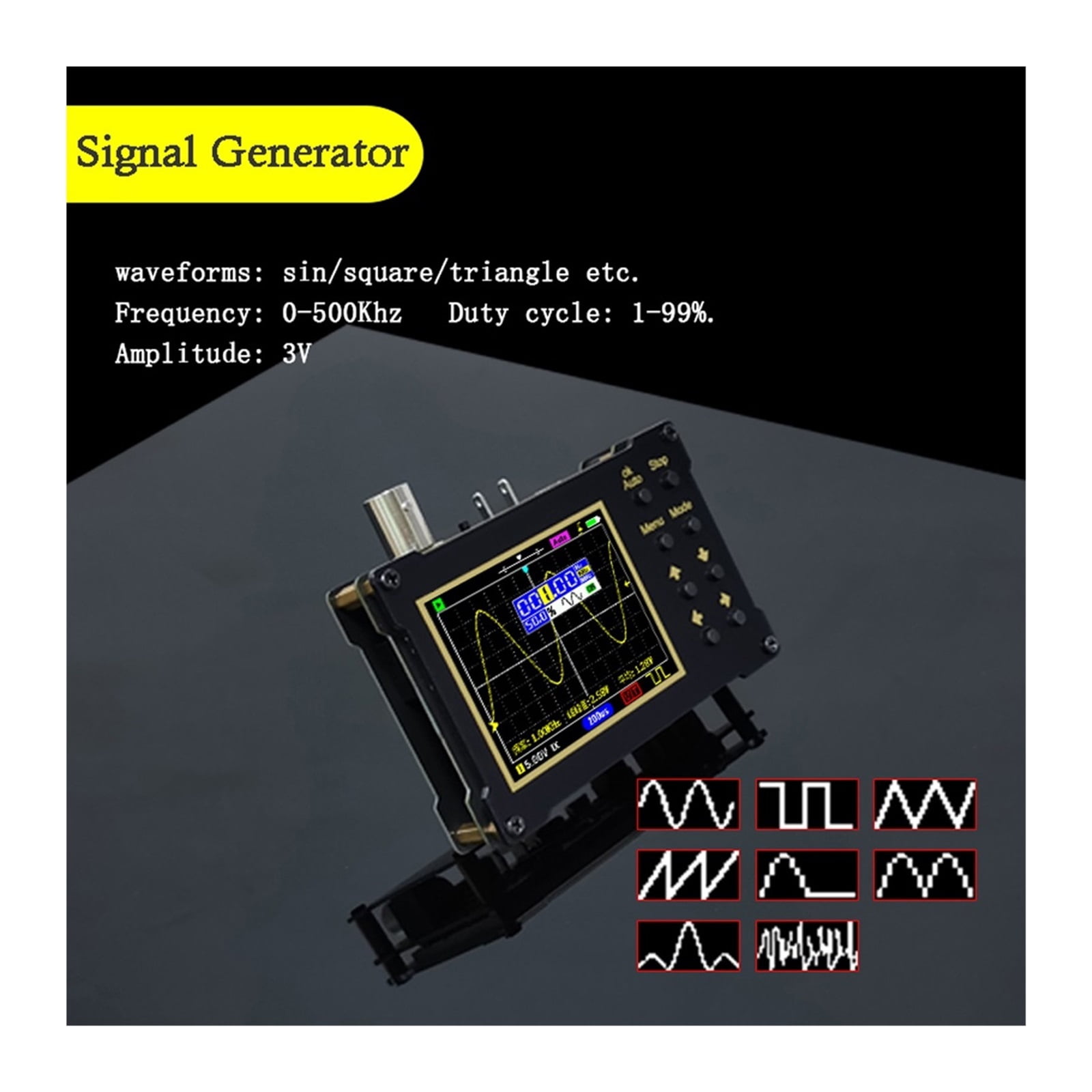 DSO154Pro 320*240 Resolution 2.4-inch TFT Color Screen Digital Oscilloscope 40MSa/s Sampling Rate Support Signal Generat ,Professional Designed