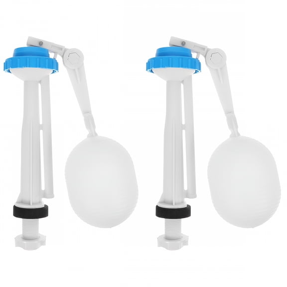 HIBIBUD Toilet Flush Inlet Valve Float Replacement Kit Water Fill for Toilets Plastic 2 Pack