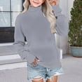 thumbnail image 6 of Mercatoo Teen Girls Fleece Pullover Sweatshirts with Pockets Long Sleeve Plain Crew Neck Jumper Sweater Tops Kids Warm Clothes, 6 of 7