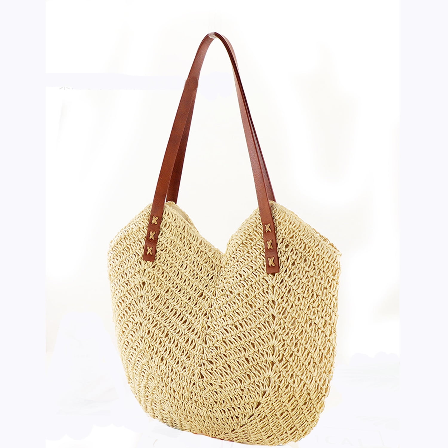 Large Straw Bags Tote Bag Straw Shoulder Bag for Women