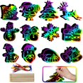 thumbnail image 1 of Kit de manualidades Max Fun Christmas Scratch Art, 96 unidades, para niños, 1 of 8
