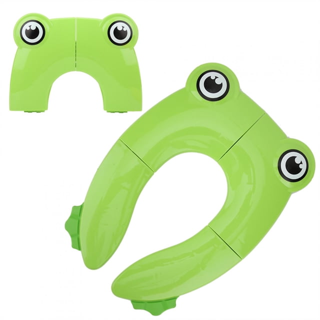 Asiento de entrenamiento para inodoro Jadeshay plegable para bebés y niños pequeños Verde