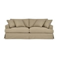 thumbnail image 2 of Ciara 93" Upholstered Sofa in Sahara Brown, 2 of 11