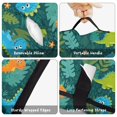 thumbnail image 6 of Green Cartoon Dinosaurs Jungle Pattern Teens Toddler Nap Mat with Pillow, Sleeping Mat Bag for Preschool Daycare 60"x20", 6 of 6