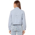 thumbnail image 3 of Campus Sutra Women Solid Stylish Winter Denim Jacket, 3 of 3