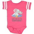 thumbnail image 3 of Inktastic Will You Be My Godfather? Elephants Moon and Stars Boys or Girls Baby Bodysuit, 3 of 5