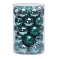 thumbnail image 1 of 34 Uds. Adornos de bolas de Navidad inastillables de 4cm para árbol de Navidad decoración de fiesta de cumpleaños de boda Zhivalor CWY-1044, 1 of 5