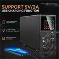 thumbnail image 3 of Laboratory Power Supply Adjustable Voltage Regulator Bench Switching Power Supply Preset Current ON/OFF ,High Powerful, 3 of 5