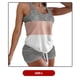 thumbnail image 4 of Qarigey Lady Chándal Kit Sin mangas Moda Sudadera Empalme diario Pantalones cortos con cordón suelto Inicio Yoga Viajes Playa conjuntos de ropa Gris/Rosa/Blanco L Qarigey AP011472-21, 4 of 6
