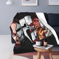 thumbnail image 3 of Horror Movie Blanket Horror Blanket Throw for Home Decor Warm Soft Christmas Halloween Party Decorations Horror Blanket (50"x40", Horror Movie Blanket), 3 of 6