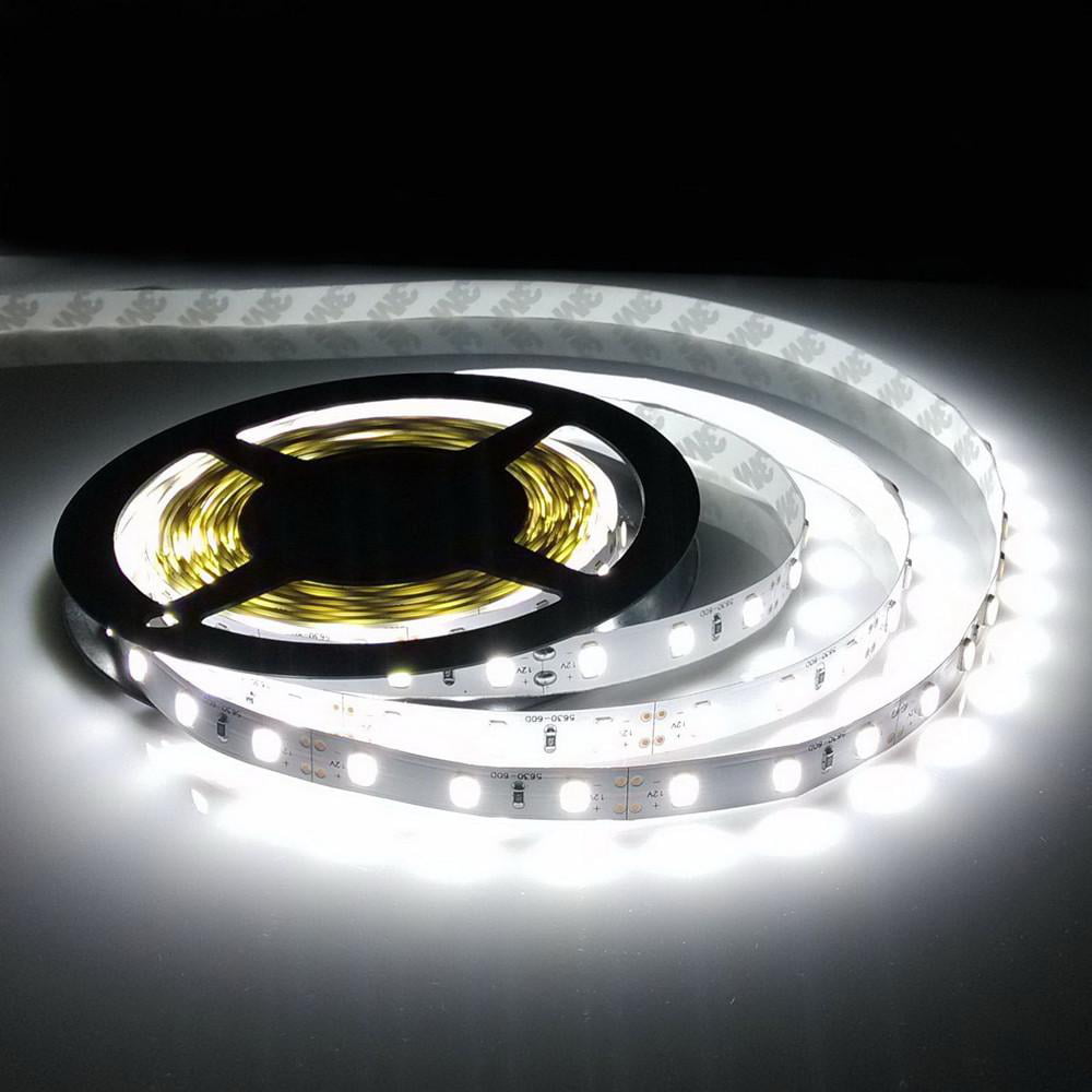 5630 5730 SMD Led flexible Strip Light Waterproof LED 3M Tape string lamp 12V 5m 