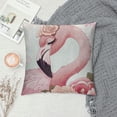 thumbnail image 2 of Qinduosi Cartoon Cushion Covers,Pink Romantic Rose Throw Pillow Covers for Valentine's Day, Pillow Covers Blossom Flower Cushion Cases,White White, 2 of 5