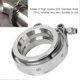 thumbnail image 4 of Collier de serrage en V en acier inoxydable avec bride pour tuyau d'échappement automatique (2,25 pouces - 57 mm), 4 of 4