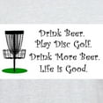 thumbnail image 3 of CafePress - Drink Beer Play Disc Golf Light Color T - Men's Classic Graphic T-Shirt, 3 of 4