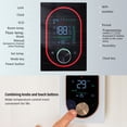 thumbnail image 6 of Yajisi Smart Color LCD Thermostat Programmable Knob Control Water Heating Normal Model Black AC 95-240V (5.1 inches / 130 mm), 6 of 9