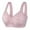 Pink, variant on Bigersell Women Bras Clearance T Shirt Bras for Women Sport Bra Style B3801 V-Neck Lightly Lined Bras Front Button Bra Closure Juniors Plus Size Cotton Sports Bras for Women Beige L