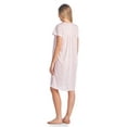 thumbnail image 4 of Casual Nights Women's Flowery Short Sleeve Nightgown, 4 of 5